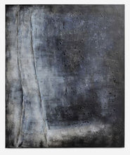 Cargar imagen en el visor de la galería, pintura al óleo original Blue note, azul/blanco. A120xL100cm.
