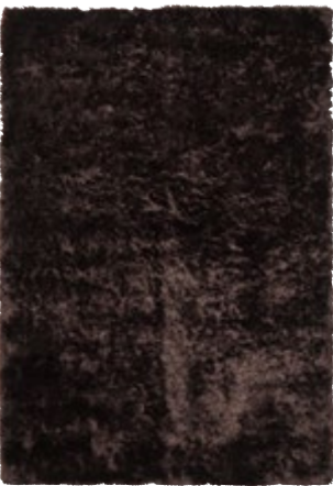 Alfombra Lure, marrón oscuro. L200xL300cm.