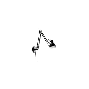 [Work] Lámpara de mesa/pared Work, metal negro