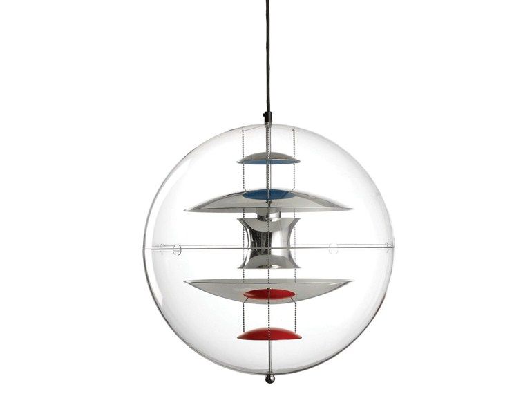 [Globe] Lámpara de techo Globe, acrílico transparente