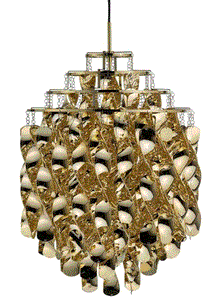 [Spiral SP01 - Spiral SP0] Lámpara de techo Spiral SP01, enchapado en oro