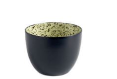 [Glaze Mix] candelabro para vela de té Glaze mix, negro/verde claro